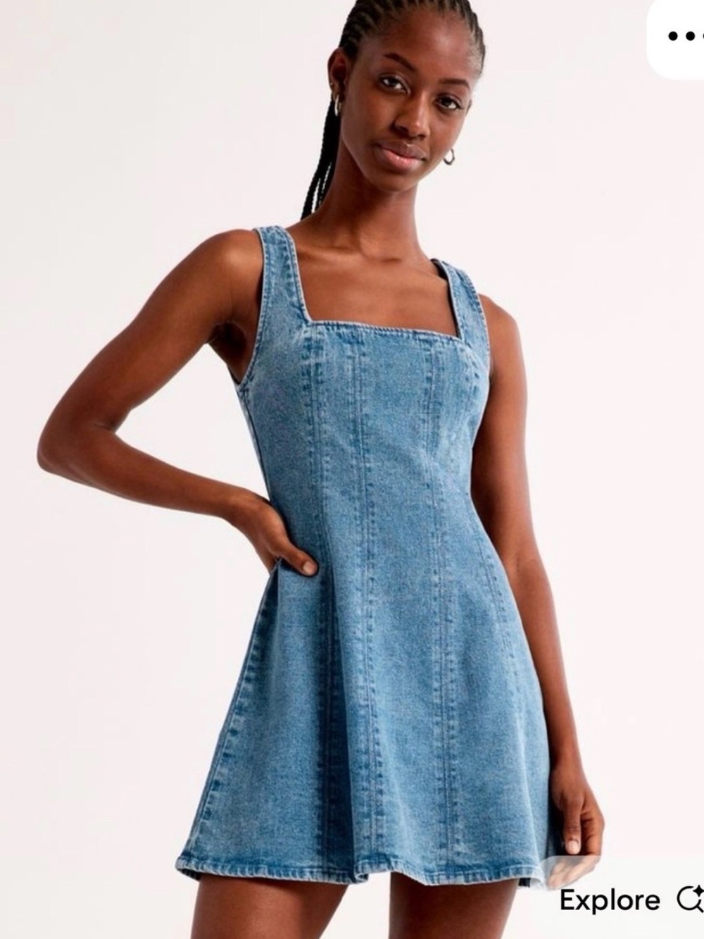 Abercrombie & Fitch denim dress - Picture 2 of 3